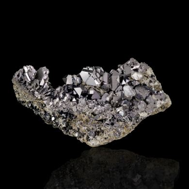 Galena with Calcite and Quartz