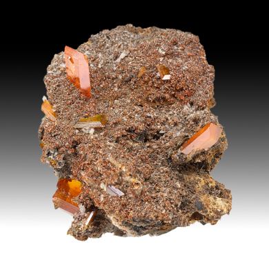 Wulfenite with Mimetite