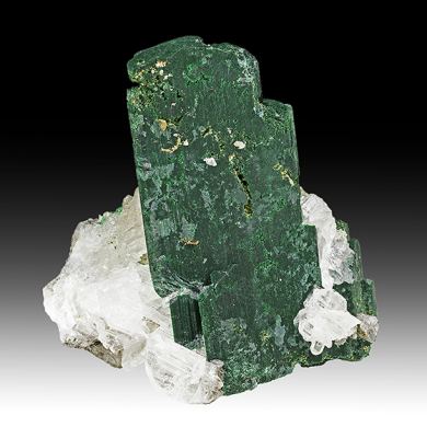 Malachite after Azurite with Cerussite