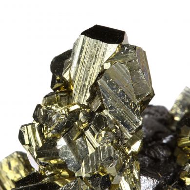 Pyrite on Sphalerite