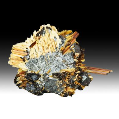 Rutile with Hematite