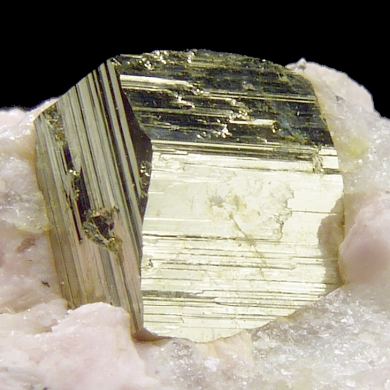 Pyrite, rhodochrosite