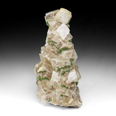 Calcite with Conichalcite, Dolomite