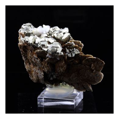 Siderite, Quartz, Pyrite.