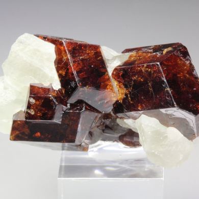 GARNET var. ANDRADITE, PREHNITE