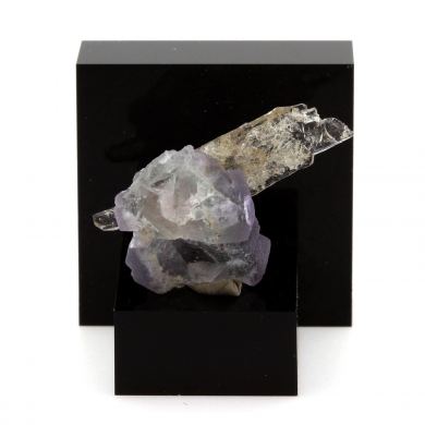 Purple Fluorite and Quartz.