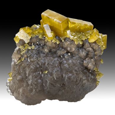 Barite with Fluorite