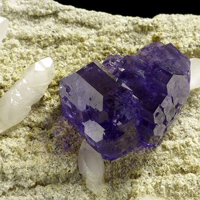 Fluorite, calcite