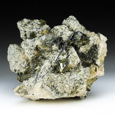 Titanite on Microcline