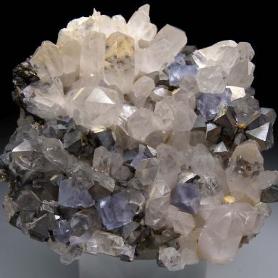 Fluorite, Arsenopyrite with Quartz