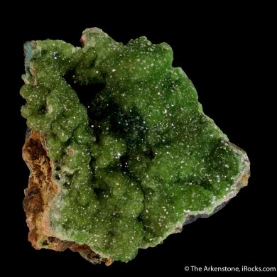 Smithsonite var. Cuprian