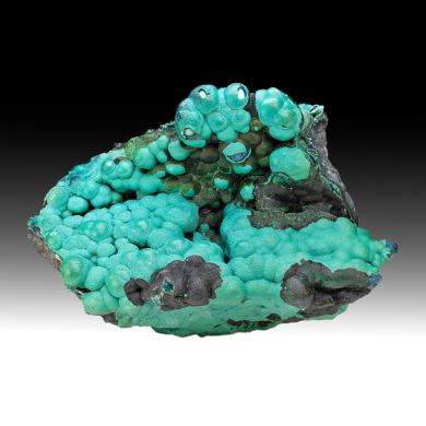 Chrysocolla with Malachite