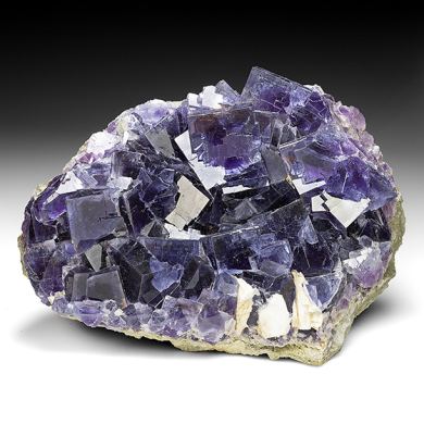 Fluorite with Barite