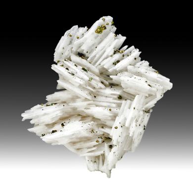 Barite with Chalcopyrite