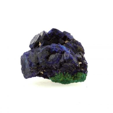 Chessylite ( Azurite ) + Malachite.