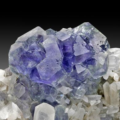 Fluorite with Quartz