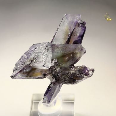 new find - FLUORITE - SPINEL LAW TWIN