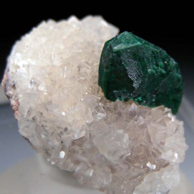 Malachite after Azurite on Smithsonite