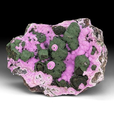 Kolwezite after Cuprite with Calcite