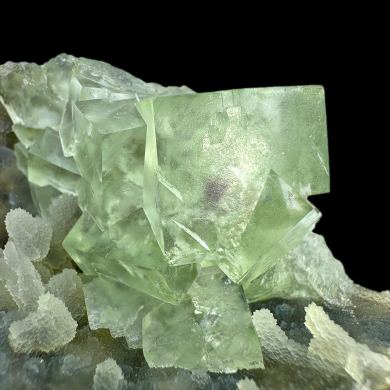 Fluorite, quartz MONGOLIA