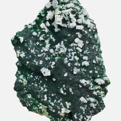 Cerussite, malachite