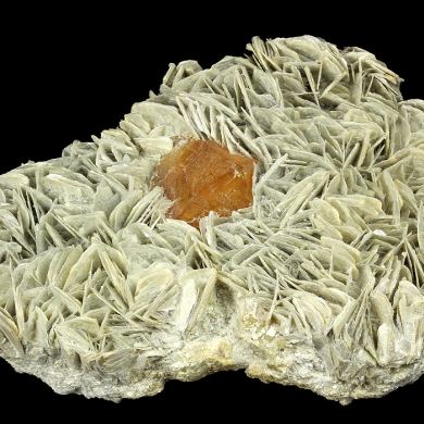 Scheelite on Muscovite