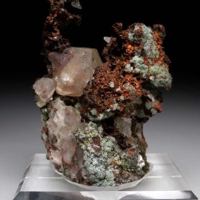 Copper with Calcite