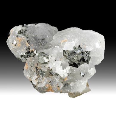 Jacobsite with Calcite