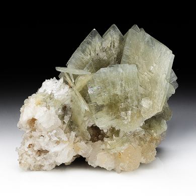 Barite with Calcite