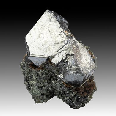 Magnetite with Actinolite