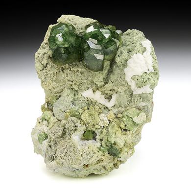 Andradite with Calcite