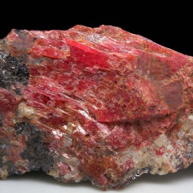 Rhodonite with Galena