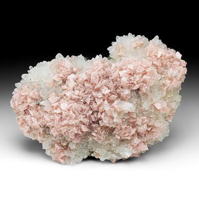 Rhodochrosite with Quartz