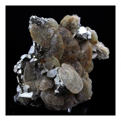 Siderite, Quartz, Pyrite.