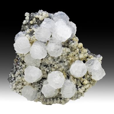 Calcite with Sphalerite, Dolomite, Quartz