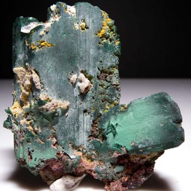 Malachite after Azurite