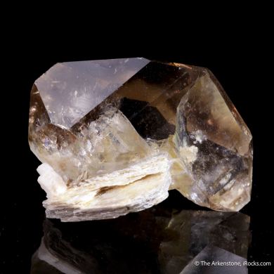 Quartz var. Smoky with Muscovite