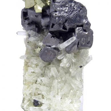 Galena, pyrite, quartz