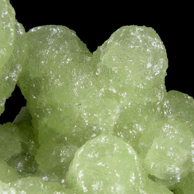 Prehnite finger casts after Anhydrite