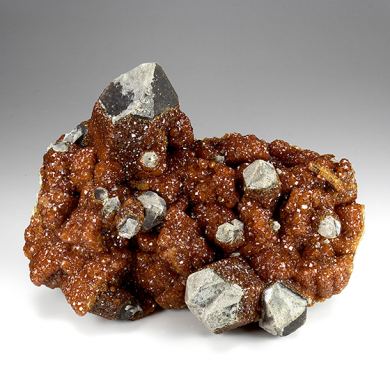 Spessartine with Quartz