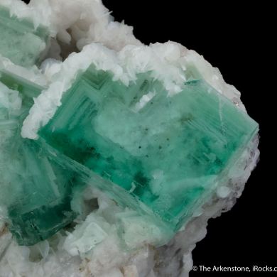 Fluorite with Calcite