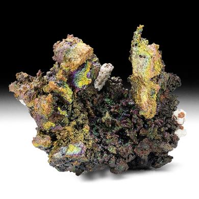 Cerussite after Anglesite with Goethite