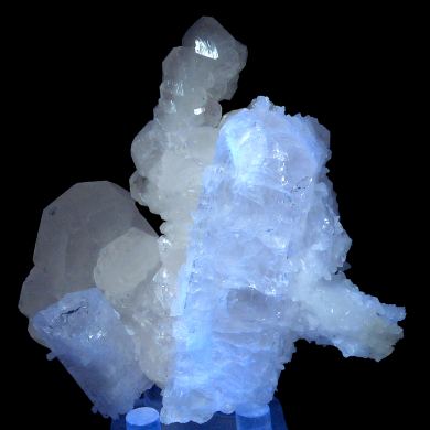 Danburite, calcite