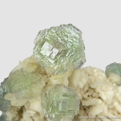 Fluorite on Dolomite