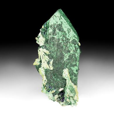 Malachite after Azurite