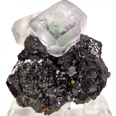 Fluorite on Sphalerite