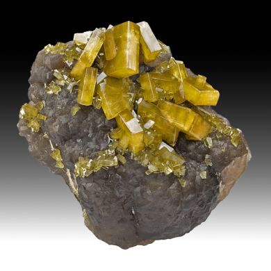 Barite with Fluorite