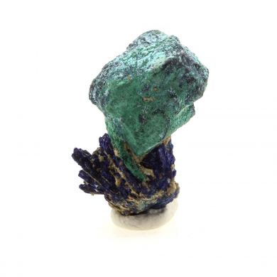 Cuprite + Chessylite ( Azurite ).