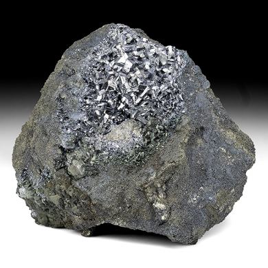 Chalcocite with Pyrite