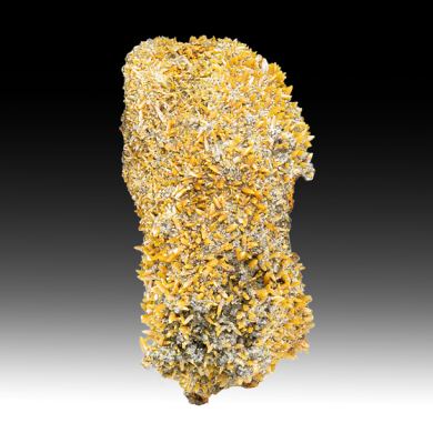 Wulfenite with Calcite